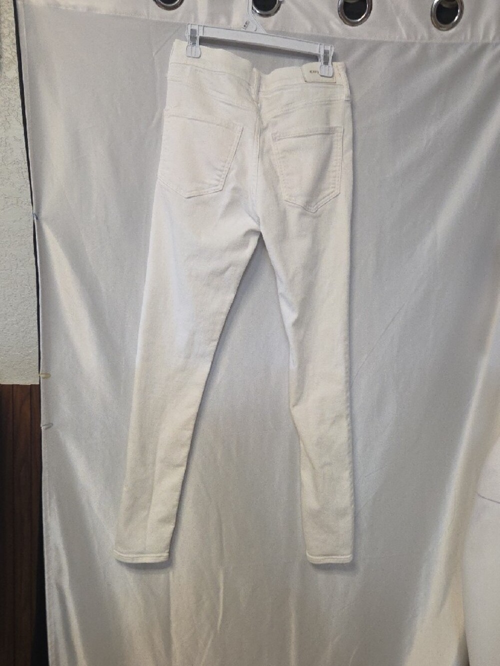 Express Women’s White Skinny Jeans Size 00 [1667] 26x27 In - Picture 3 of 3